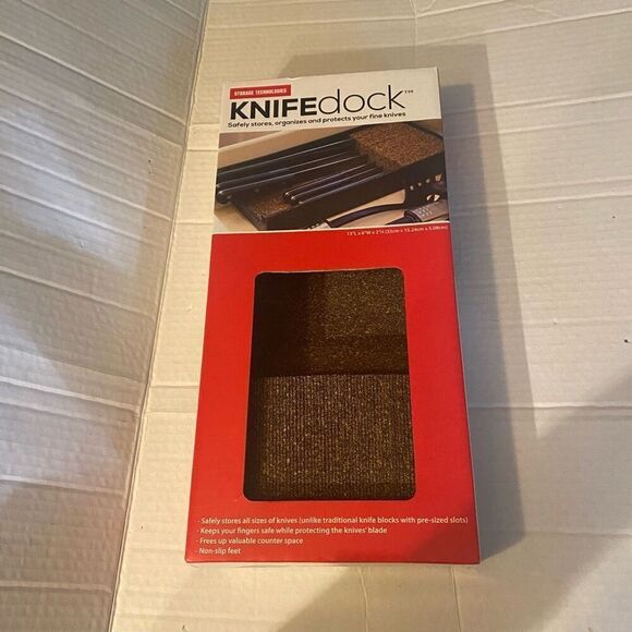 KNIFEdock Kitchen Drawer Knife Storage Plastic Container - Picture 10 of 10